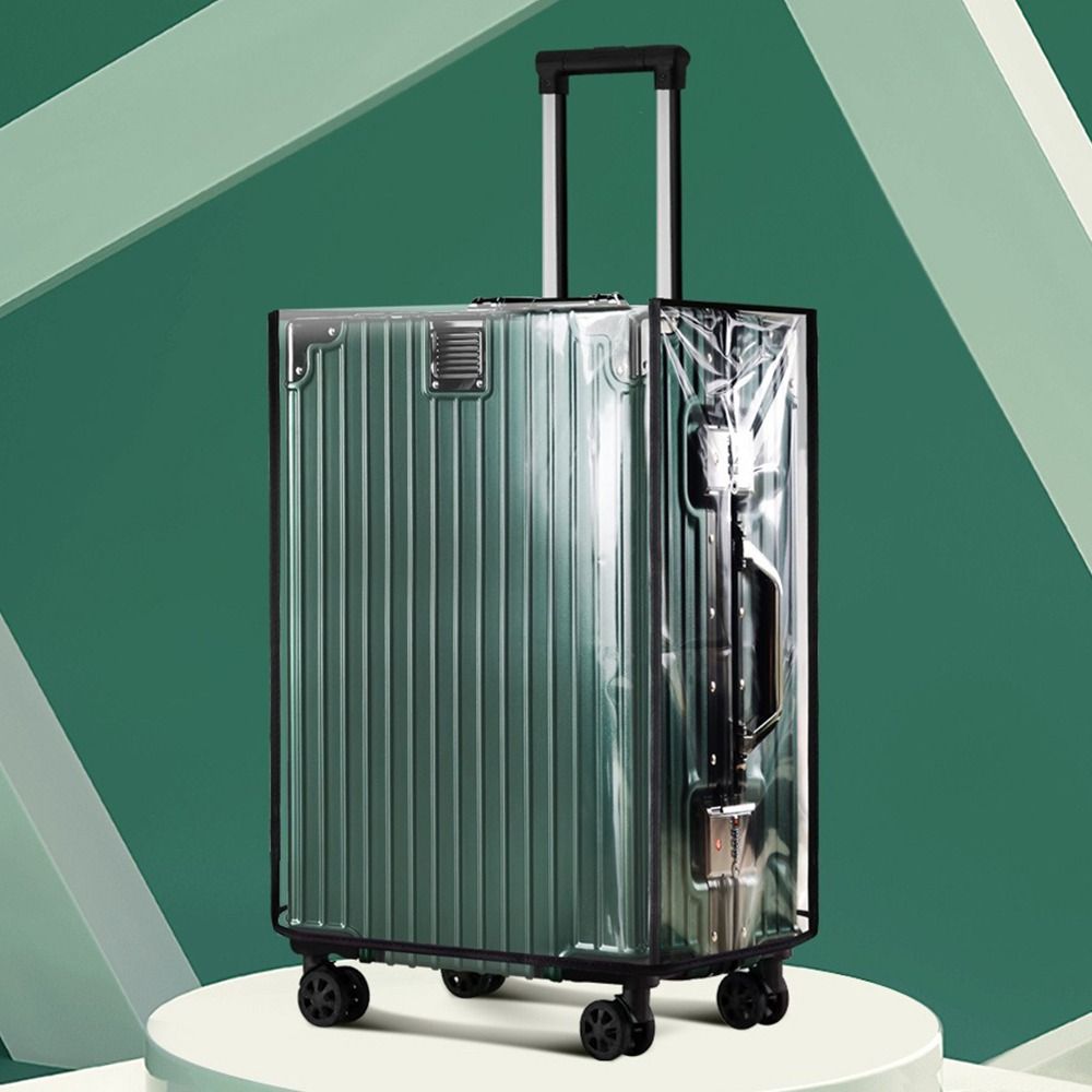 Luggage Protective Cover Transparent - غطاء حماية للأمتعة شفاف بالكامل ومتين،