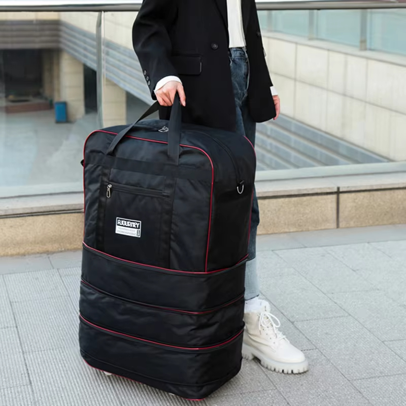 Foldable Rolling Luggage Bag - حقيبة سفر بعجلات عالمية قابلة للطي