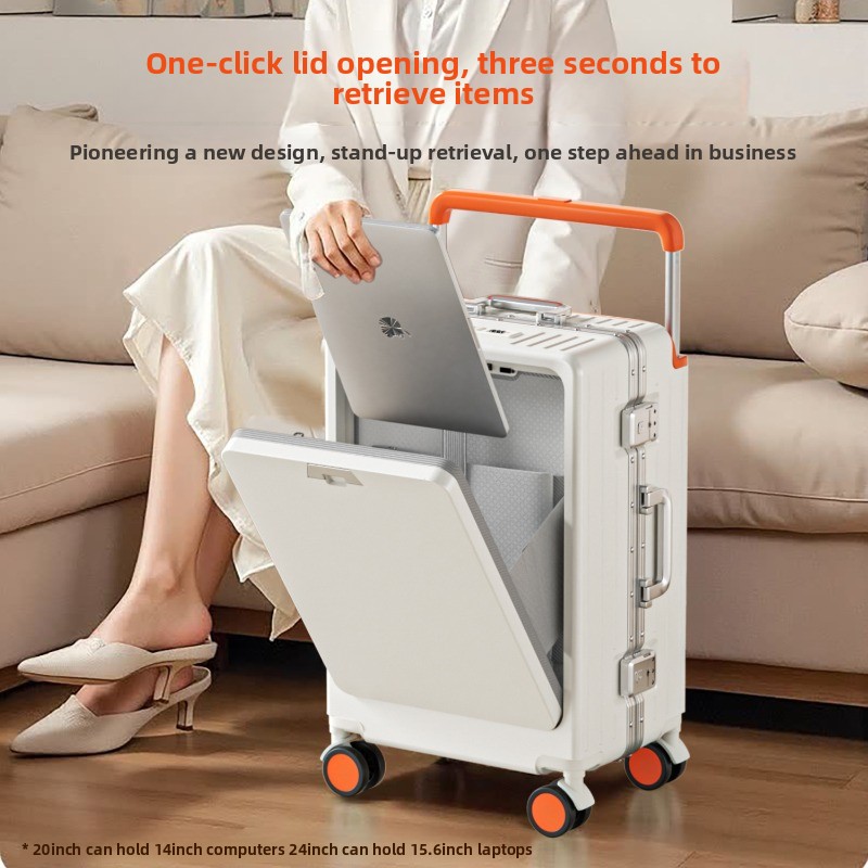 Aluminum Frame Carry On Luggage - حقيبة سفر بإطار ألومنيوم مقاس 20/24/26