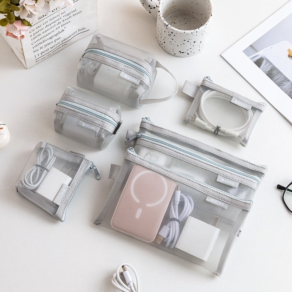 حقيبة تخزين شفافة من النايلون  - مراجعة Cosmetic Bags وسعره
