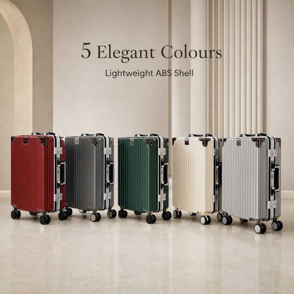 حقيبة سفر بحجم 20 بوصة، معتمدة - مراجعة Aluminum Frame Carry On Luggage وسعره