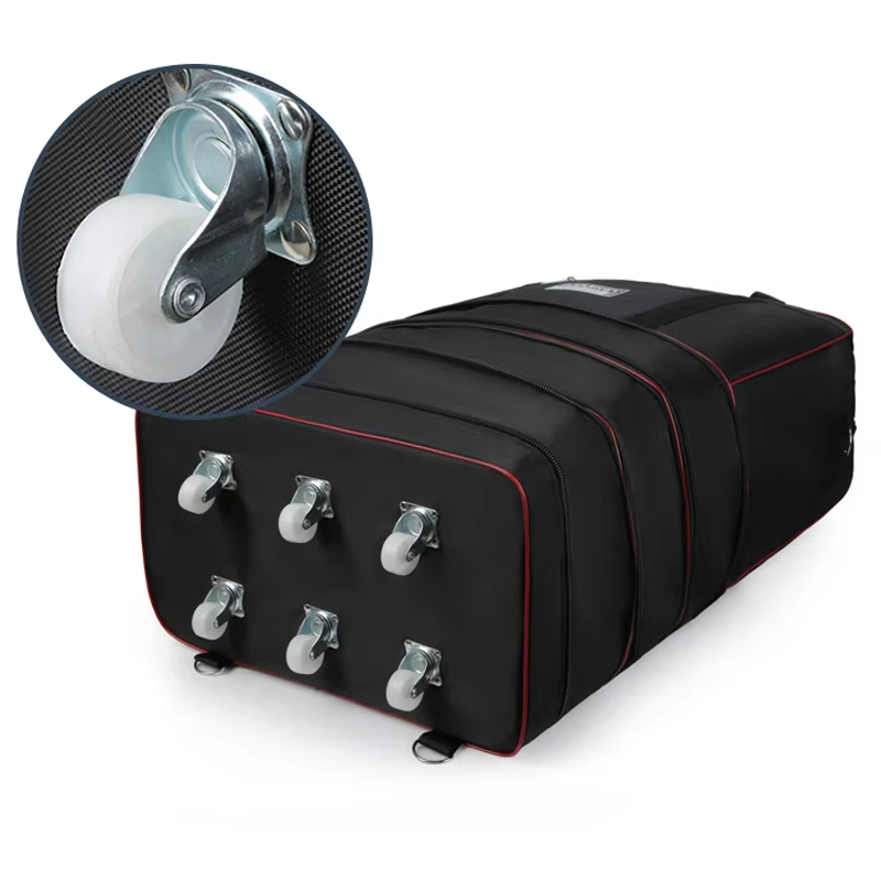حقيبة سفر بعجلات عالمية قابلة  - مراجعة Foldable Rolling Luggage Bag وسعره