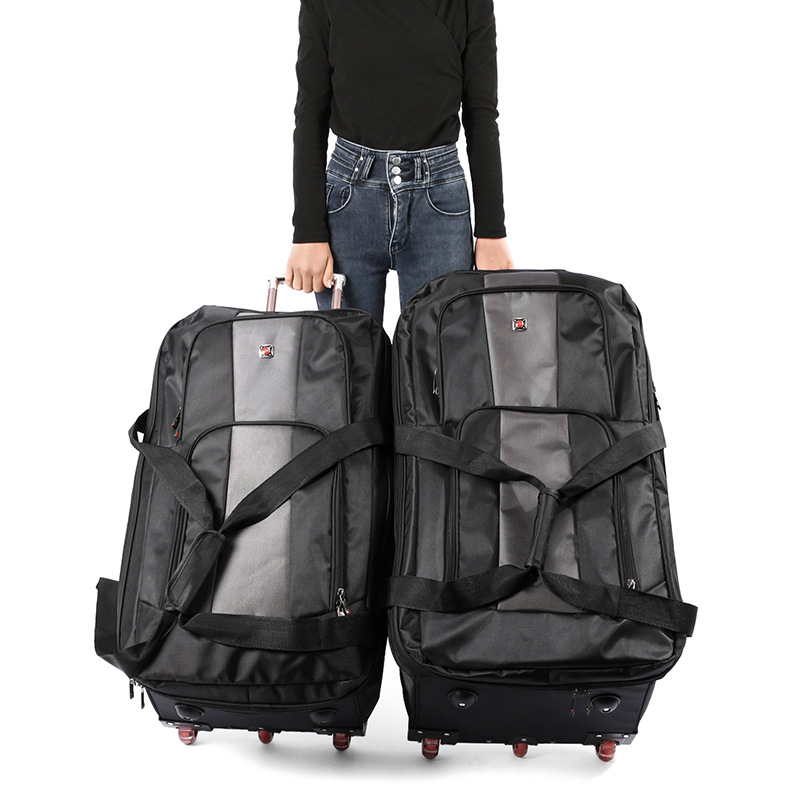 28/32 بوصة سعة كبيرة المتداول  - مراجعة Foldable Rolling Luggage Bag وسعره